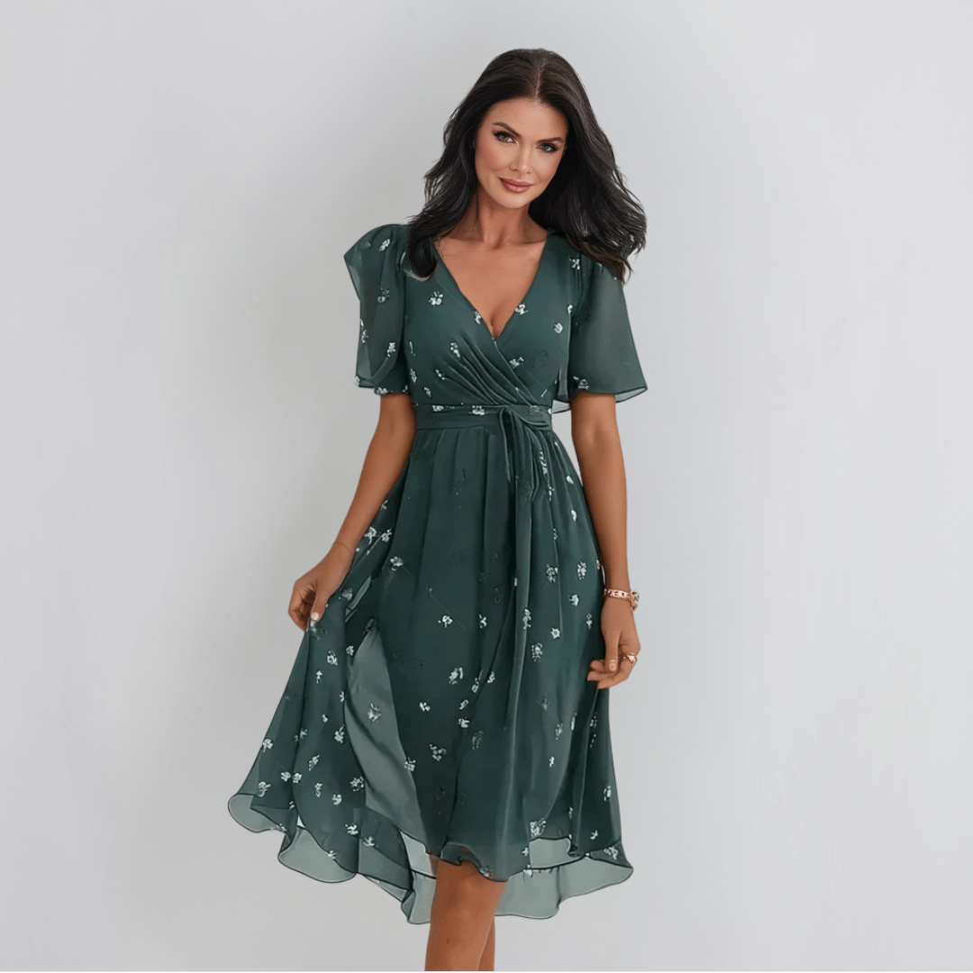 Lenka | Elegantné šaty s výstrihom do V