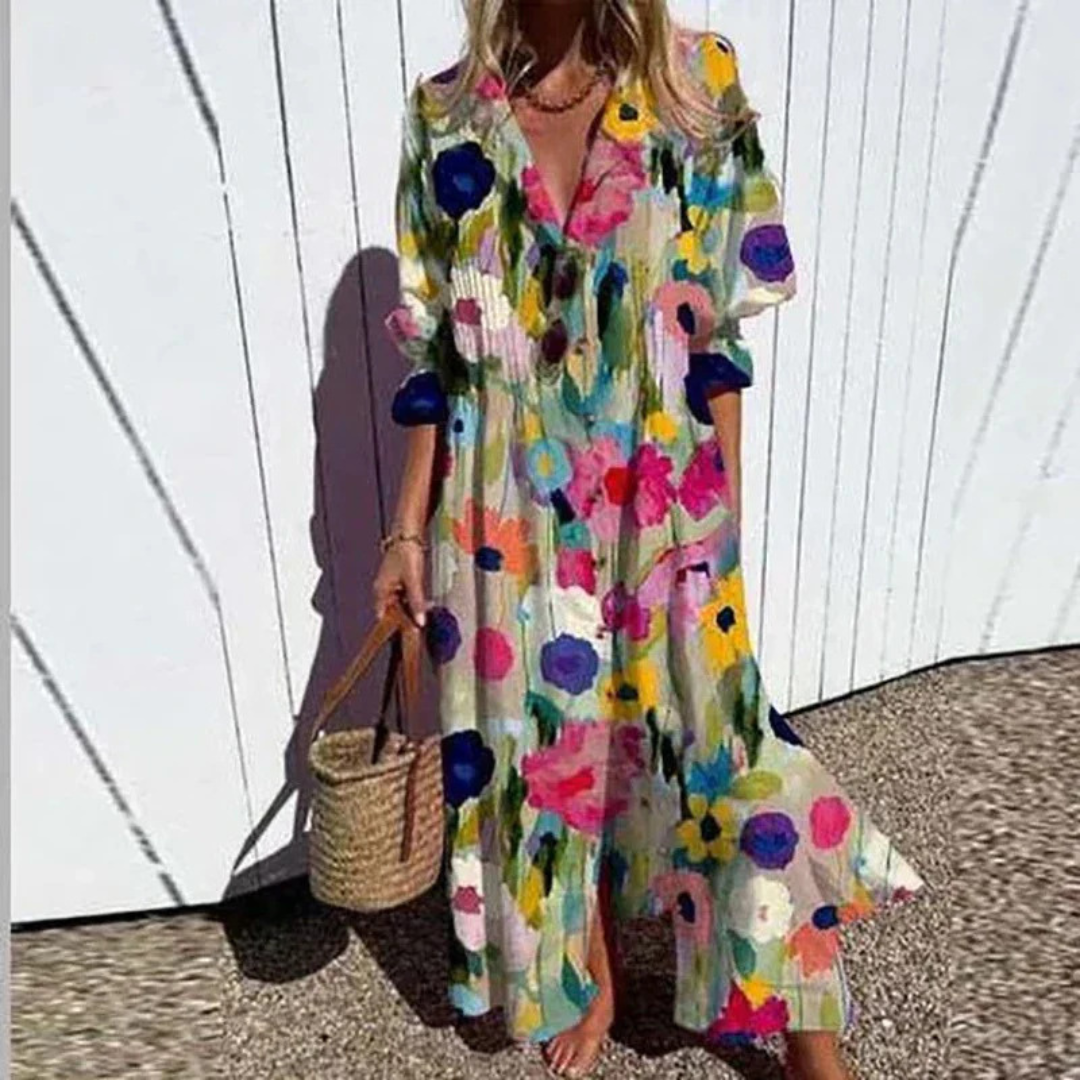 Kateřina | Boho šaty s voľným strihom