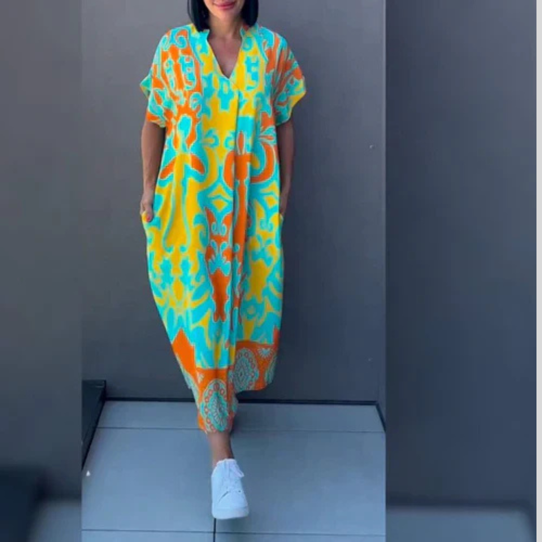 Michaela | Romantické kvety šaty pre elegantný vzhľad