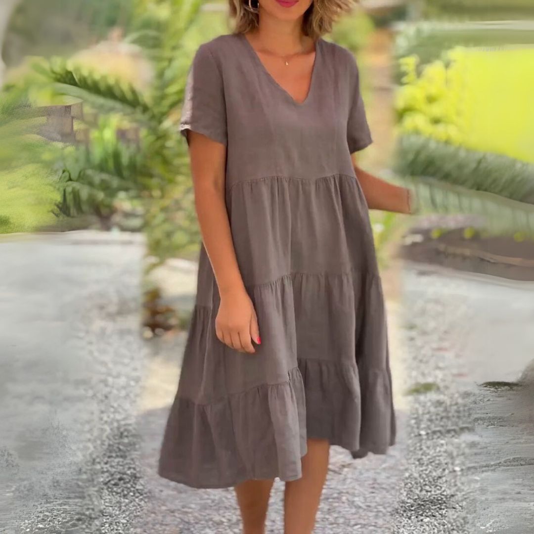 Flóra | Elegantné V-šaty