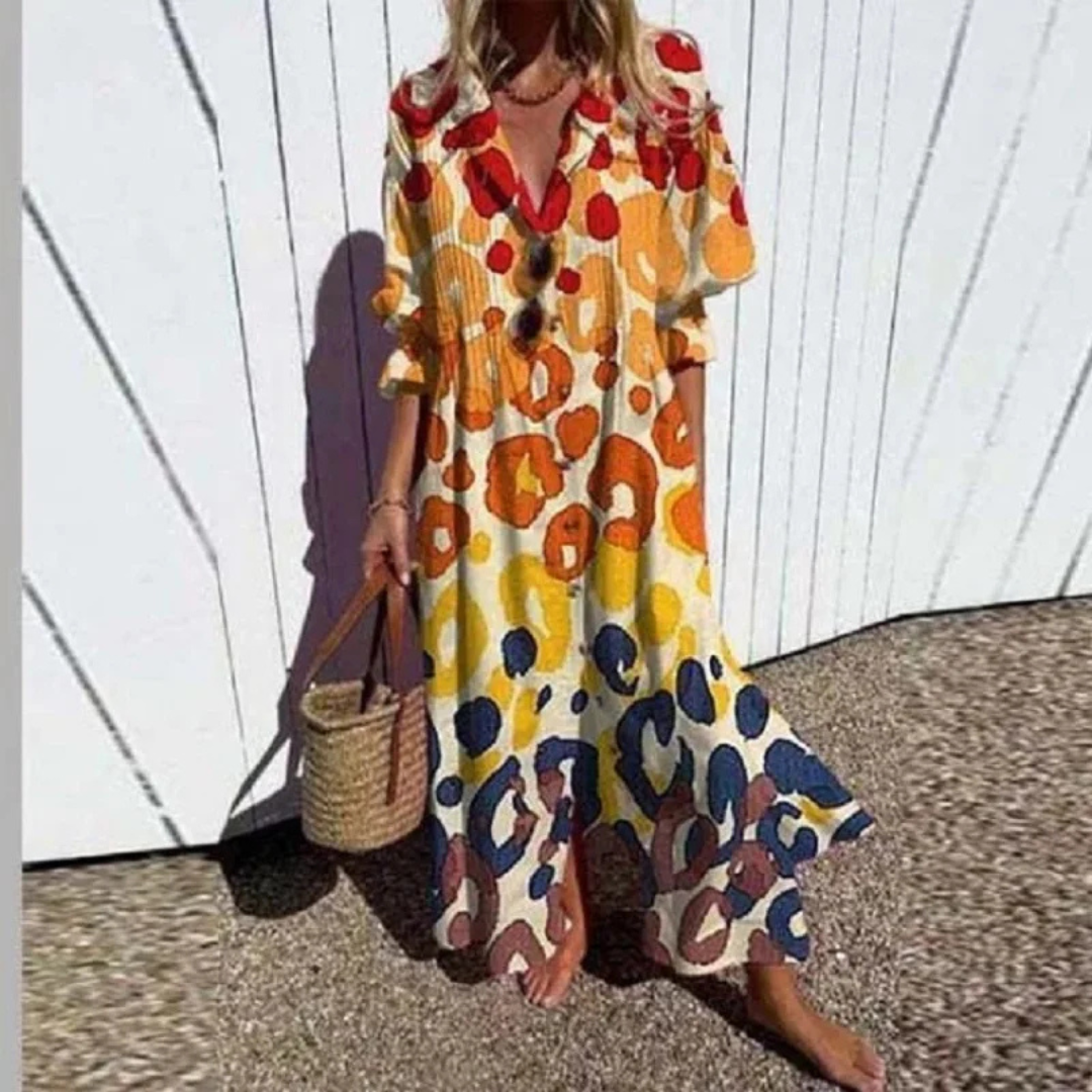 Kateřina | Boho šaty s voľným strihom