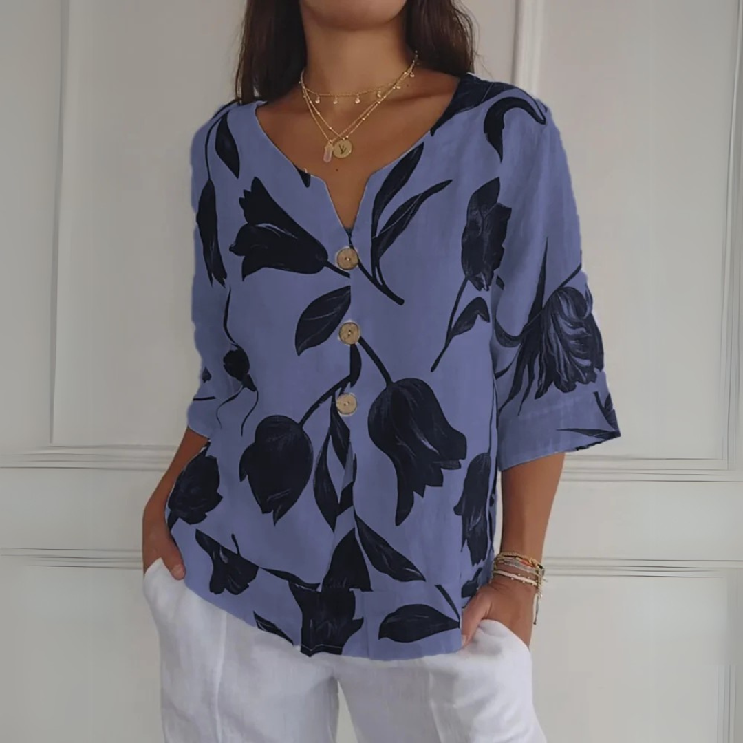 Klára | Trendy potištěná tunika pre komfortný a elegantný look