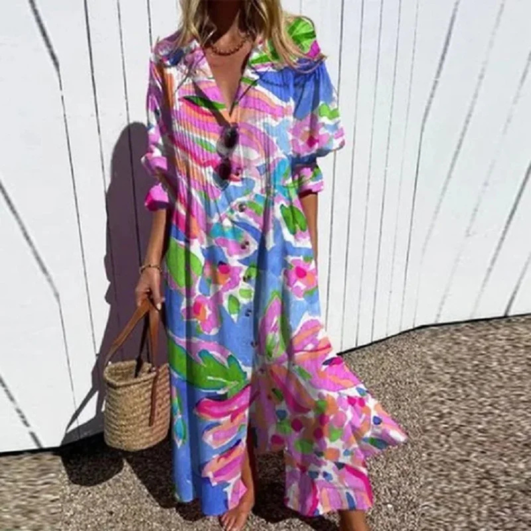Kateřina | Boho šaty s voľným strihom
