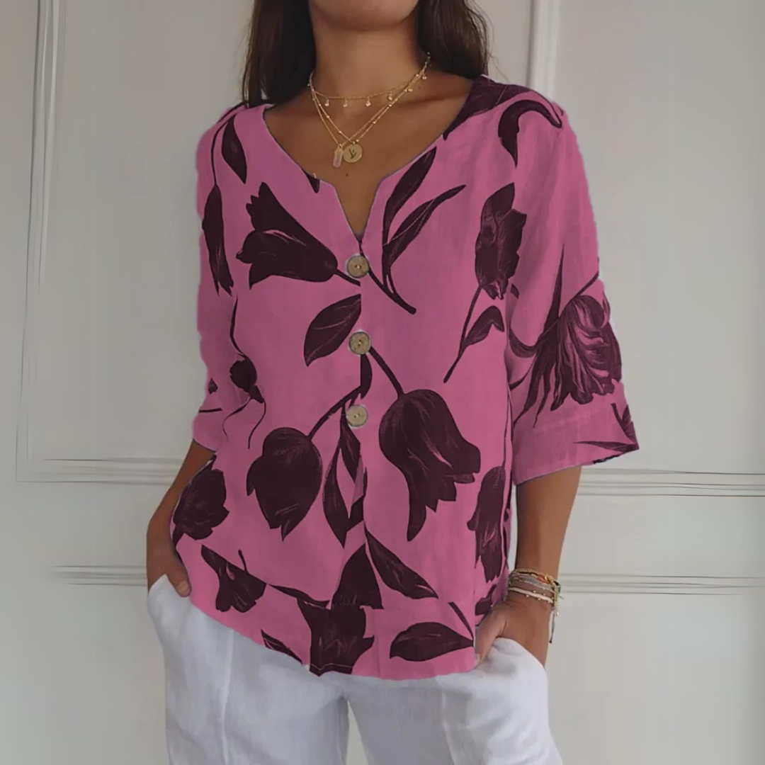 Klára | Trendy potištěná tunika pre komfortný a elegantný look
