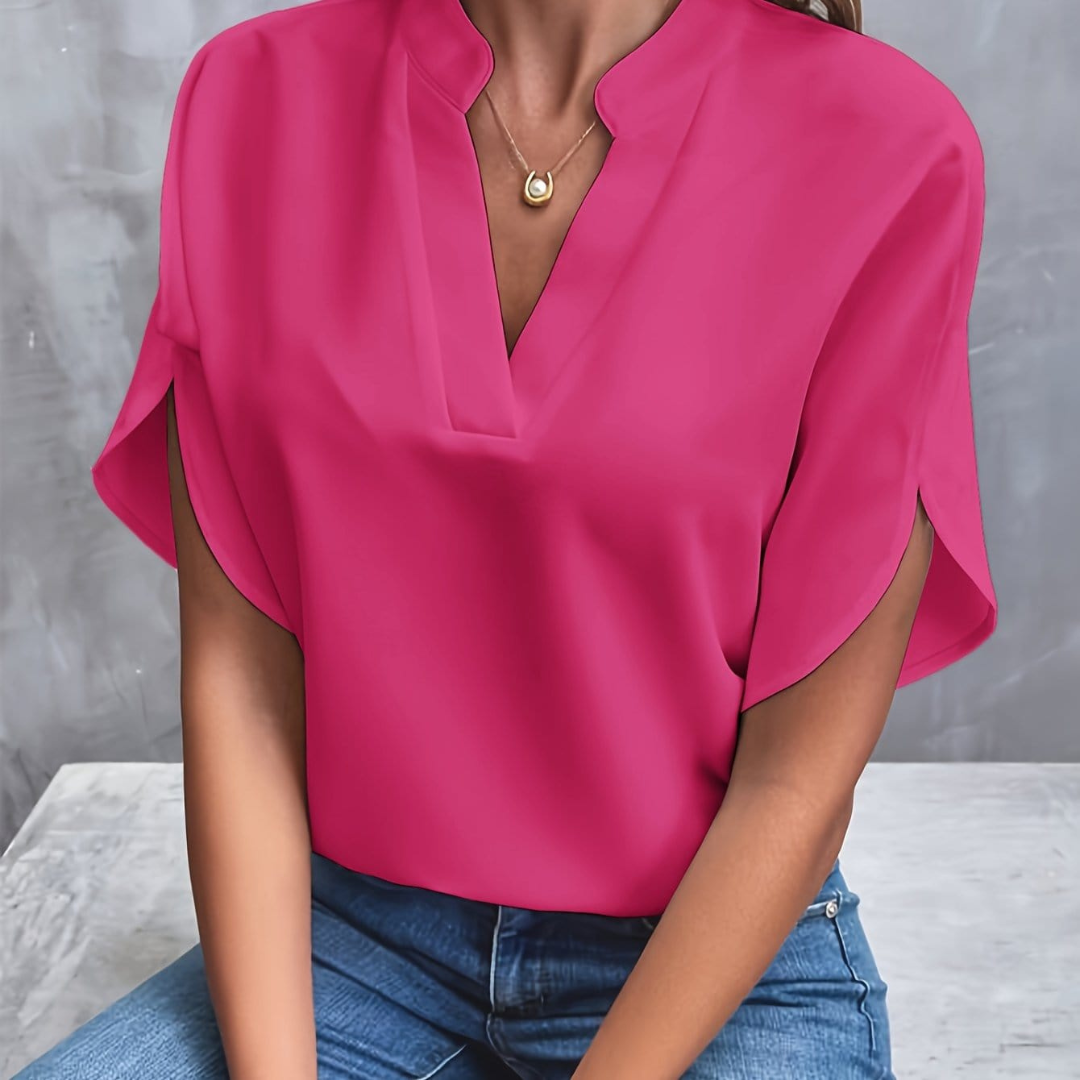 Ember | Elegantná blúzka s véčkovým výstrihom