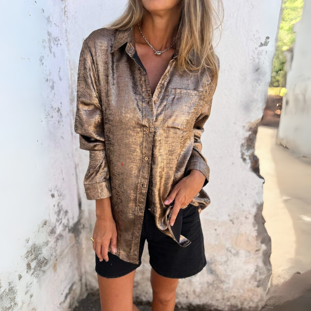 Andrea | Elegantná hodvábna blúzka