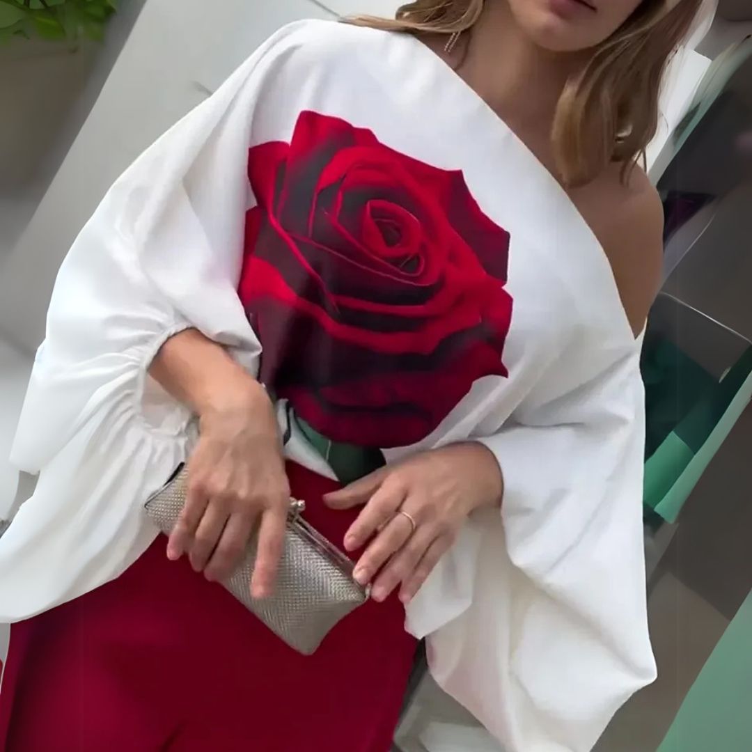 Brigitka | Kvetinový komplet s elegantným strihom