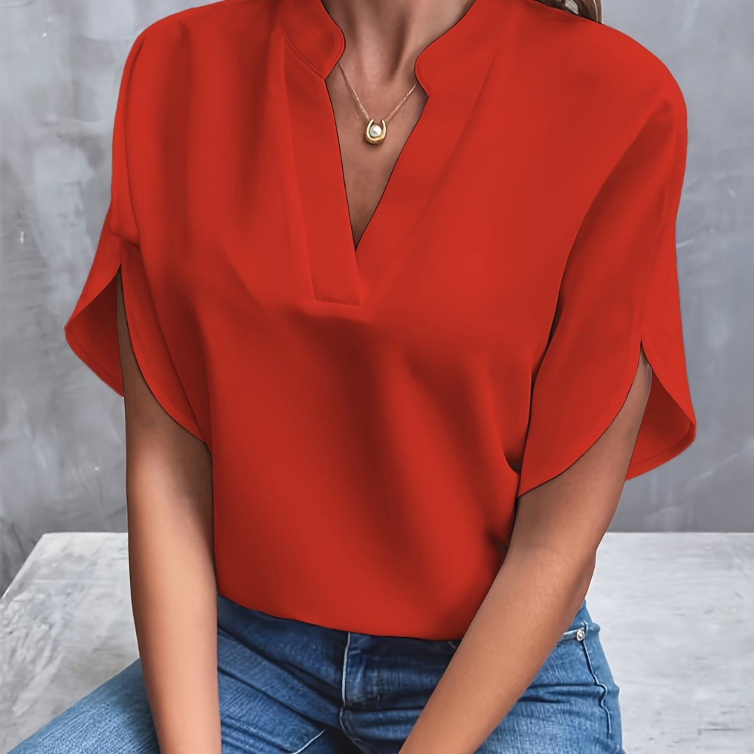 Ember | Elegantná blúzka s véčkovým výstrihom