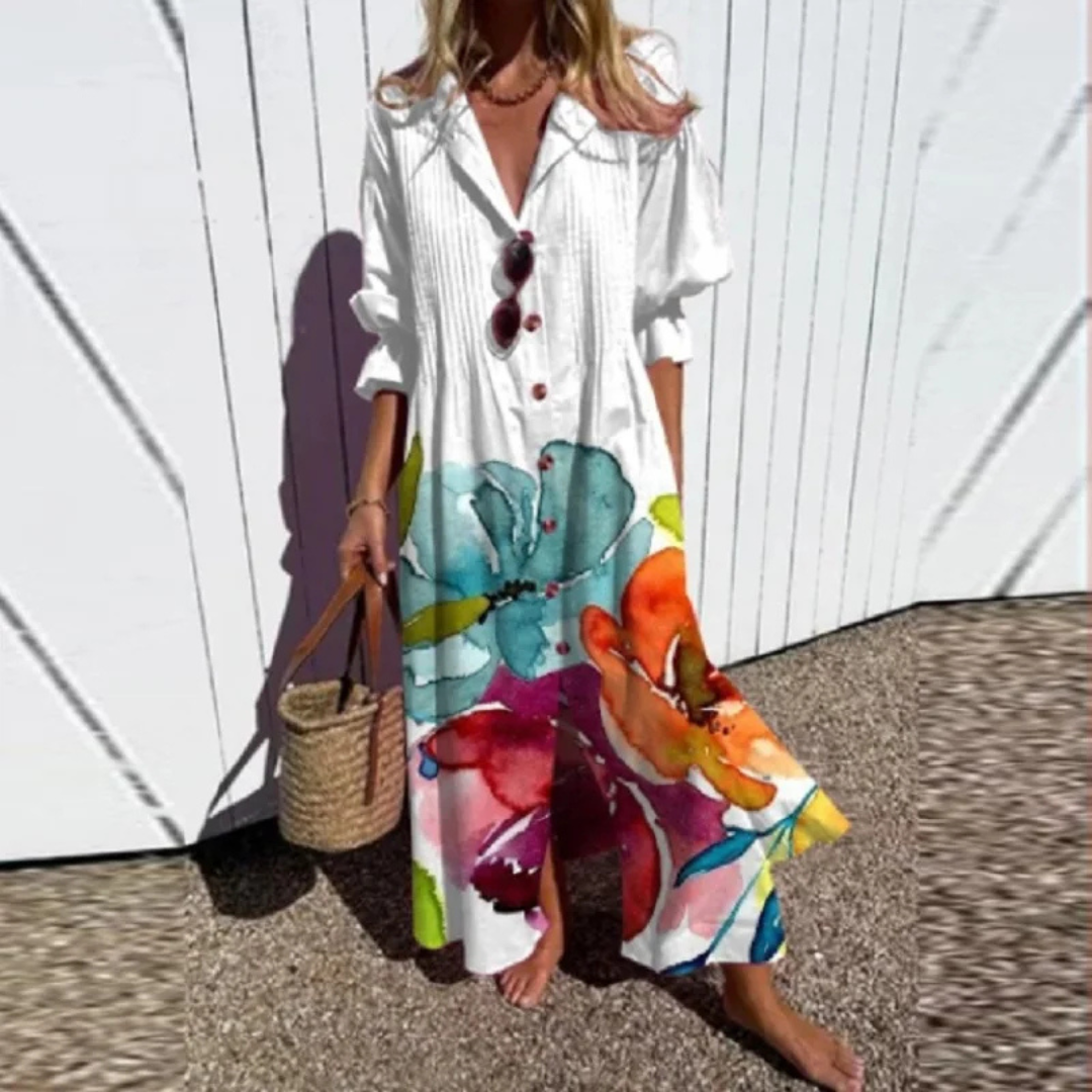 Kateřina | Boho šaty s voľným strihom