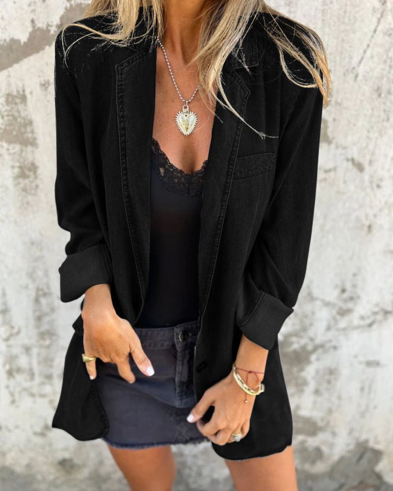 MIREIA - ĽAHKÝ DENIMOVÝ BLAZER