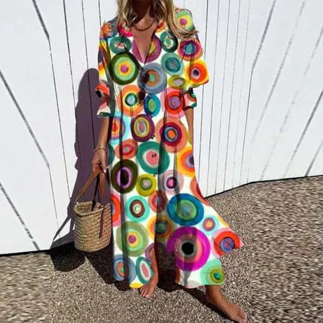 Kateřina | Boho šaty s voľným strihom