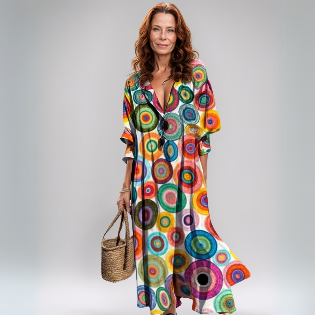 Charlotte | Vzdušné boho maxi šaty na letné dni