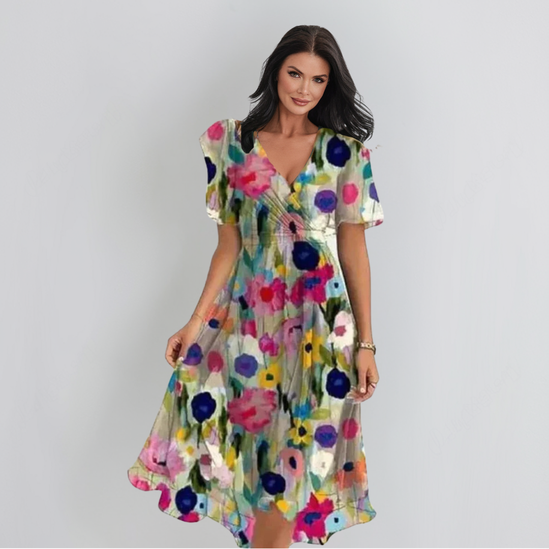 Lenka | Elegantné šaty s výstrihom do V