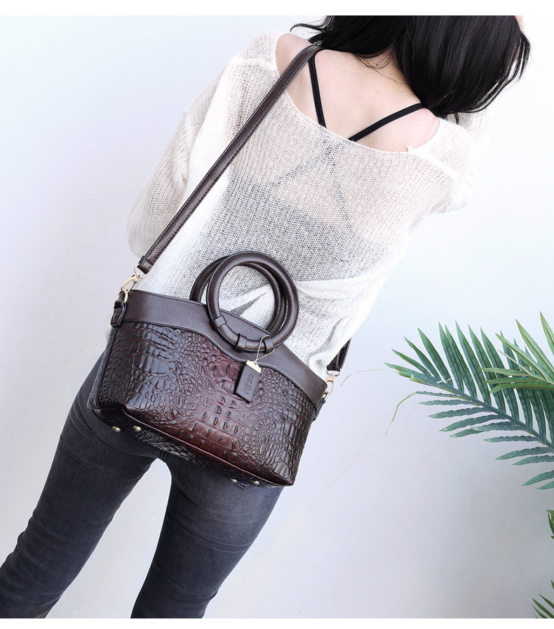 Ella™ Classic Croc | Viacúčelová vintage taška