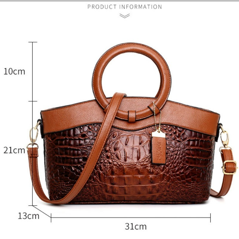 Ella™ Classic Croc | Viacúčelová vintage taška
