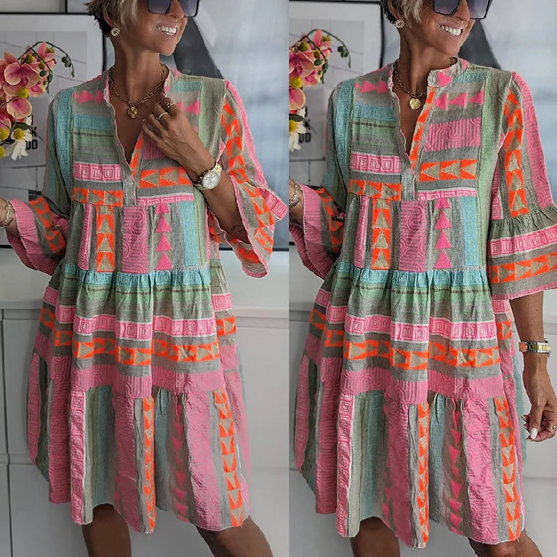 Kiki | Elegantné jarné midi šaty (Takmer vypredané)