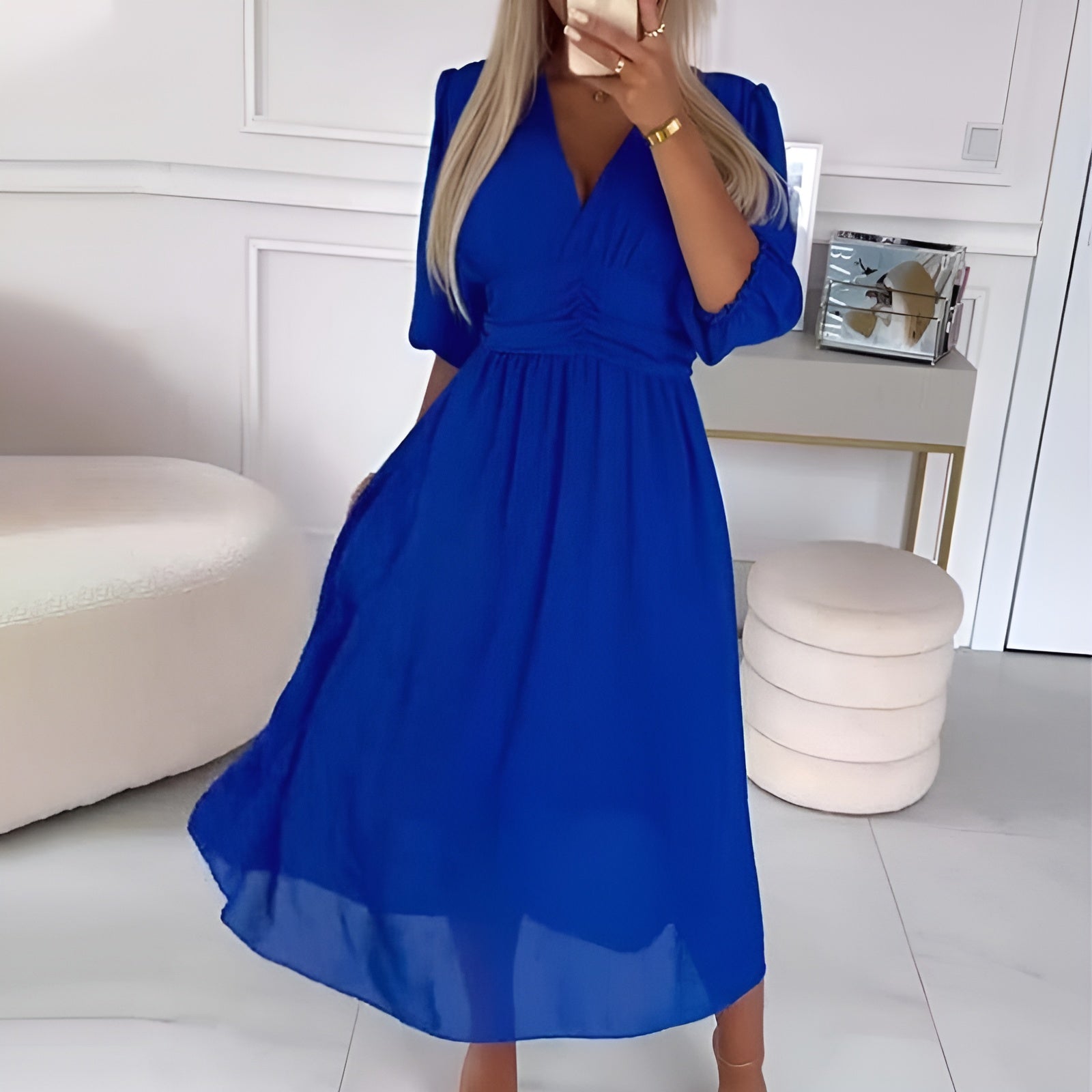 Adéla | Ľahké elegantné šaty z šifónu