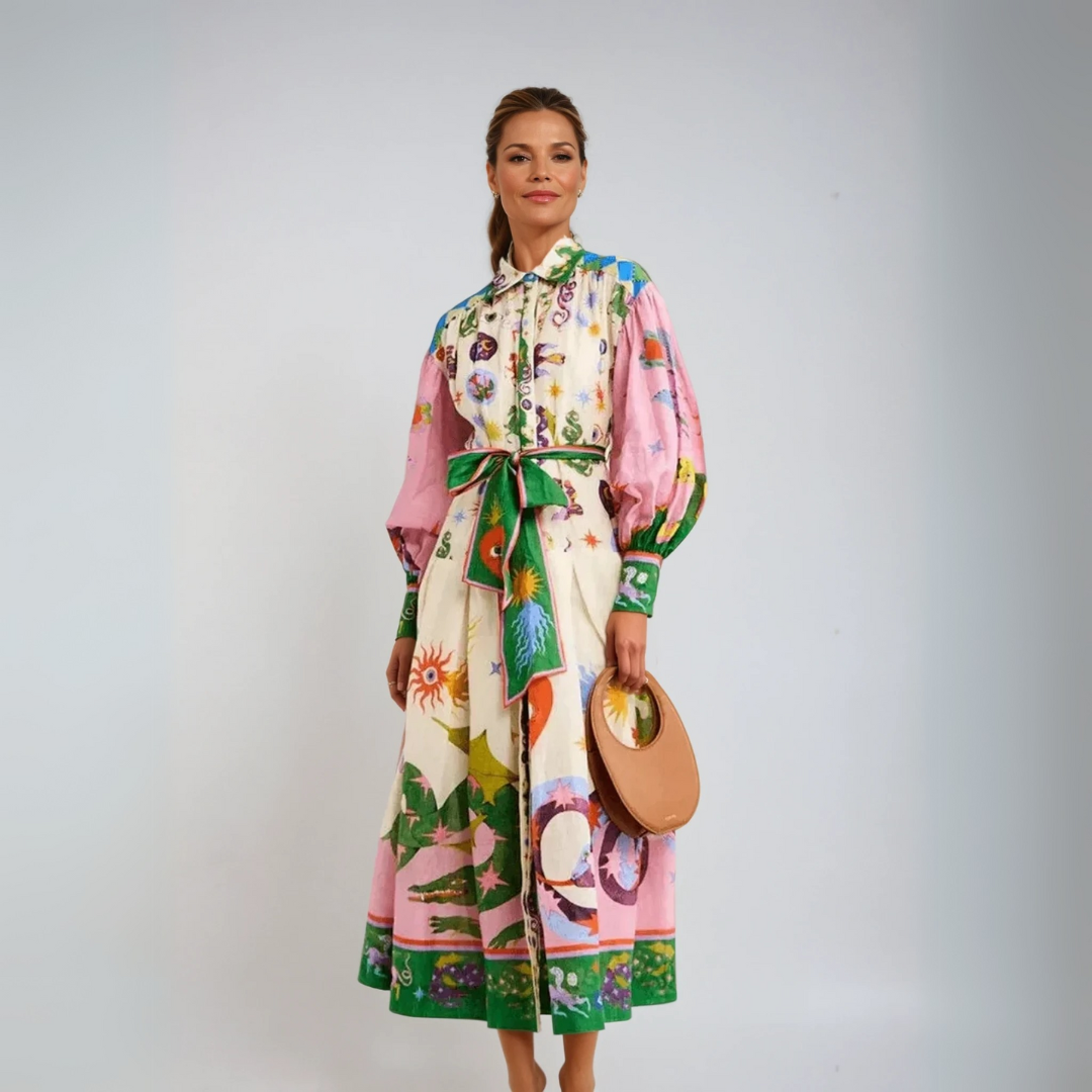 Dorthe™ | Elegantná Talianska Maxi Šaty