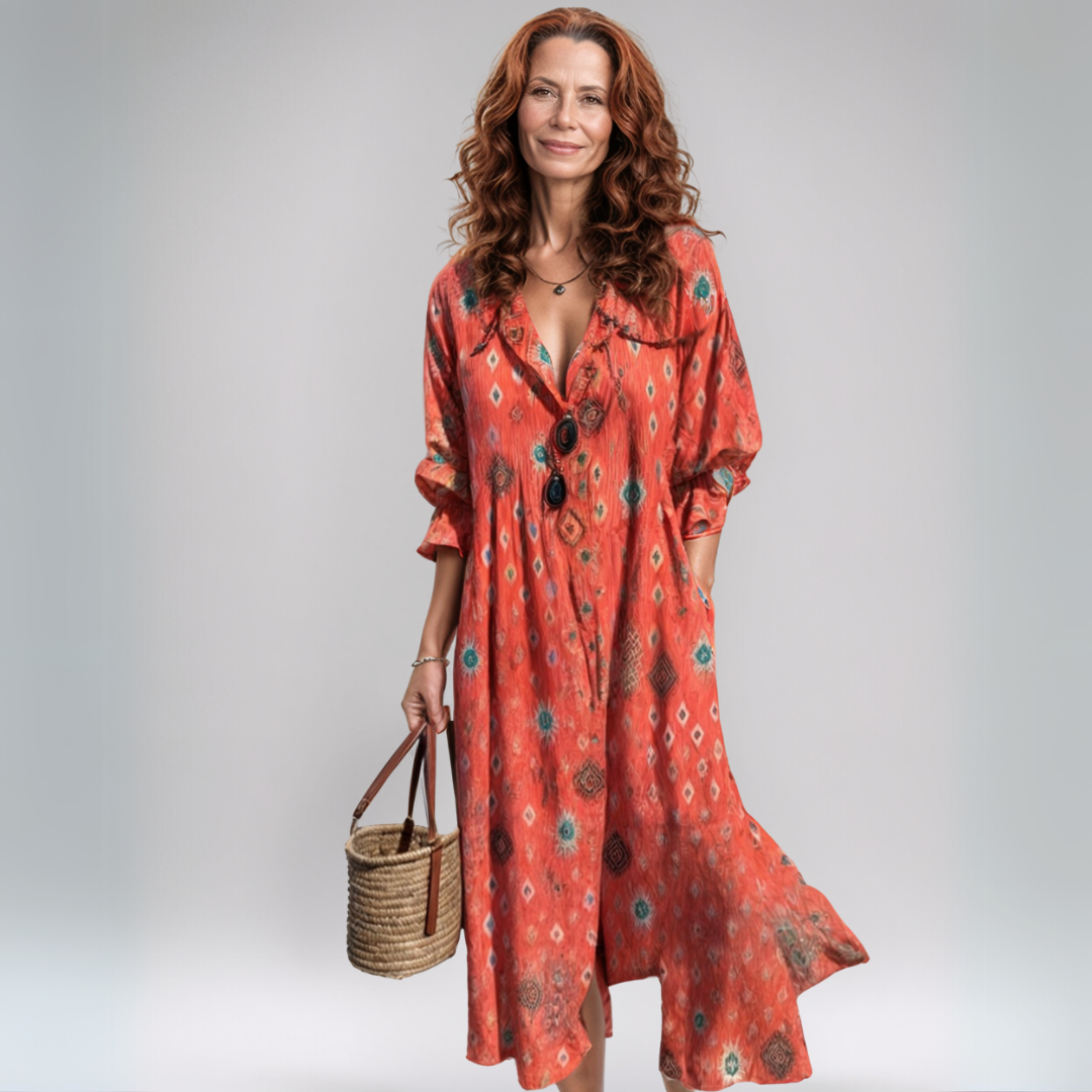 Charlotte | Vzdušné boho maxi šaty na letné dni