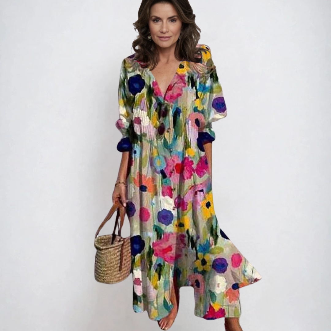 Kateřina | Boho šaty s voľným strihom