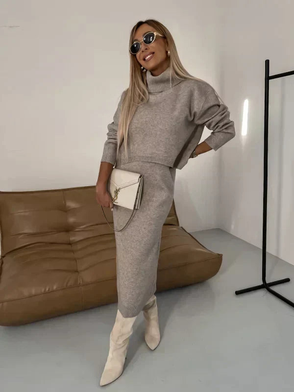 Melanie | Šaty s odpovedajúcim rolákom