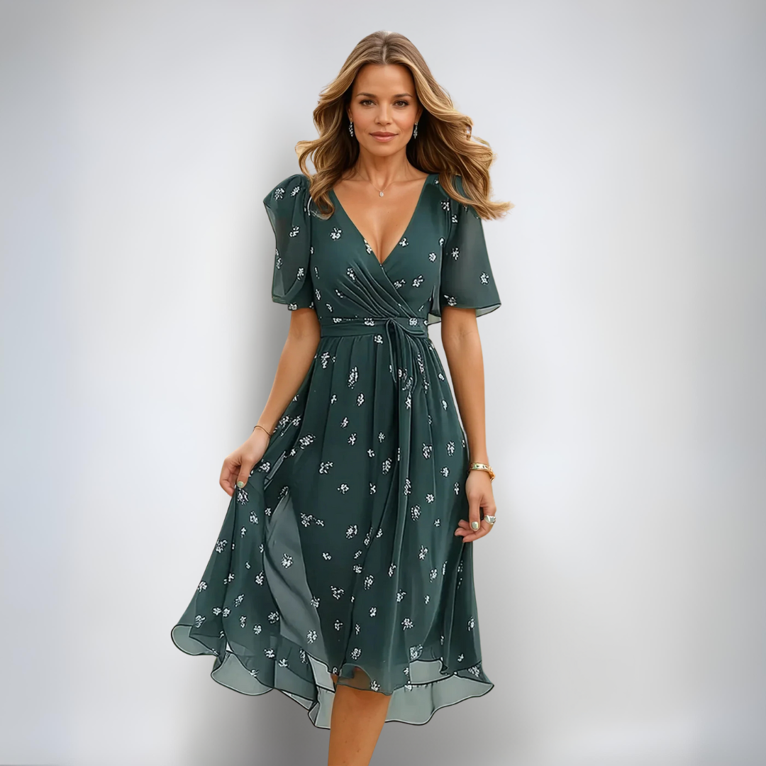 Lenka | Elegantné šaty s výstrihom do V