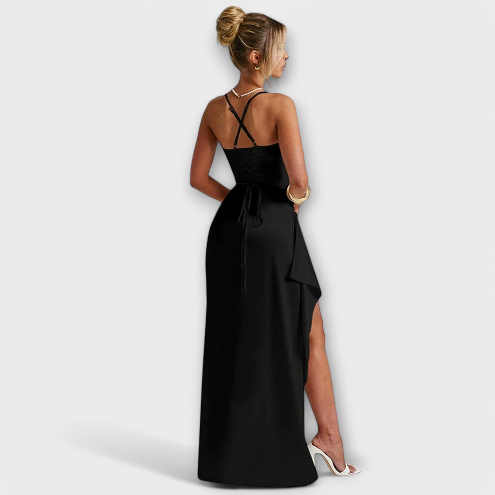 Darby - Elegantný Saténový Šaty