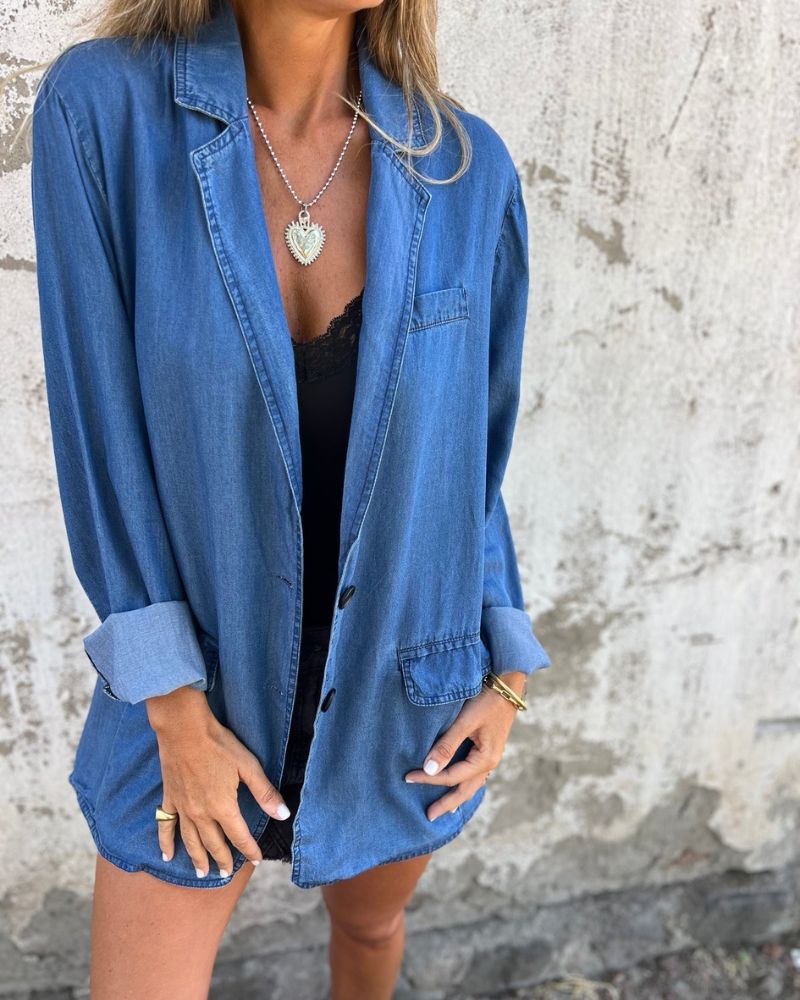 MIREIA - ĽAHKÝ DENIMOVÝ BLAZER