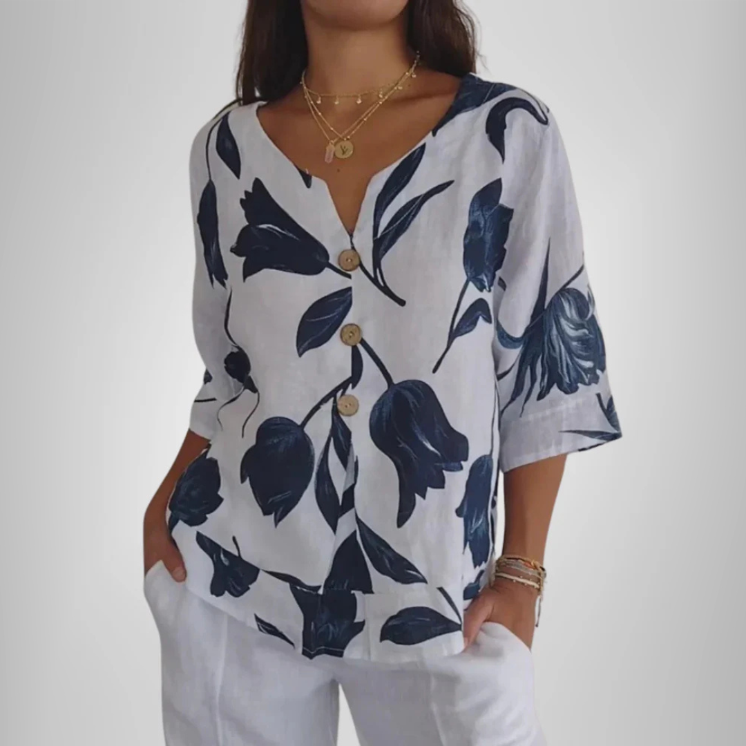 Klára | Trendy potištěná tunika pre komfortný a elegantný look