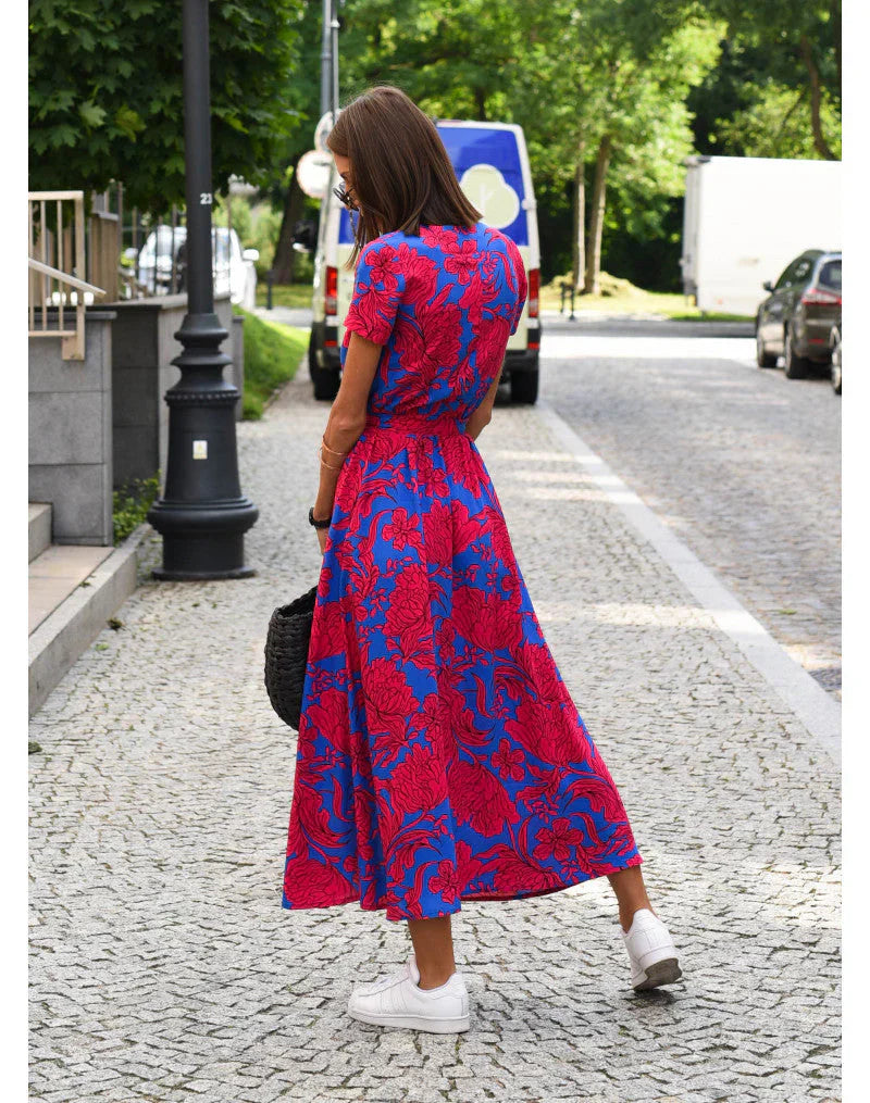 Suzanne - Elegantná šaty s dekoltom do V