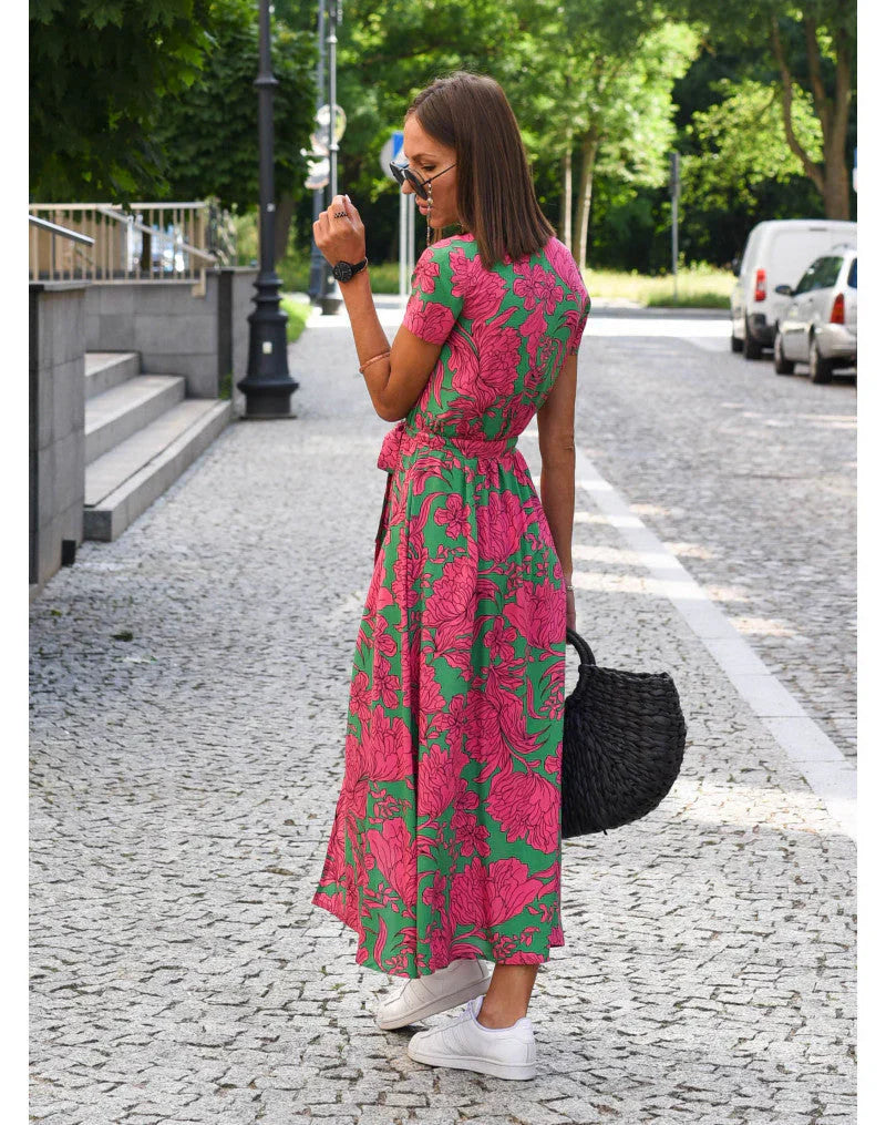 Suzanne - Elegantná šaty s dekoltom do V