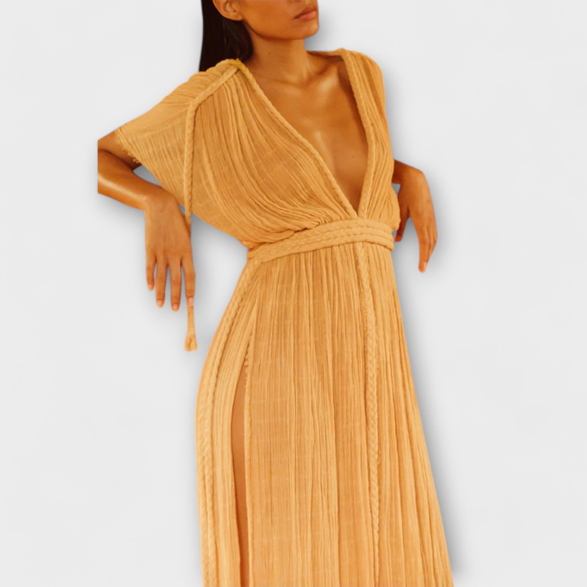 Grécke Štýlové Kimono-Maxikleid