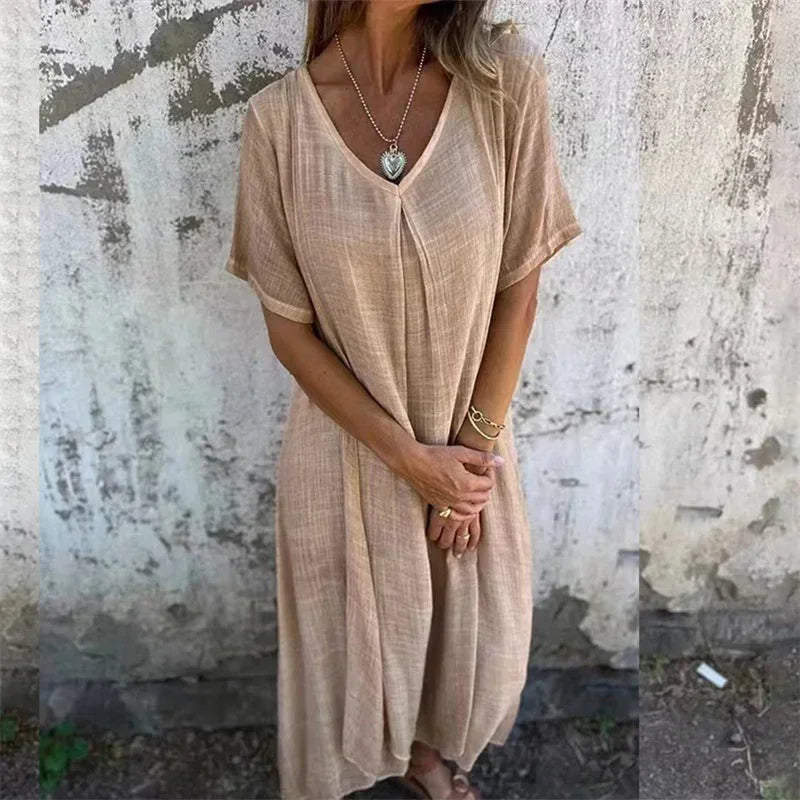 Eliska | Elegantné ľanové šaty