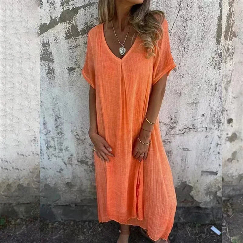 Eliska | Elegantné ľanové šaty