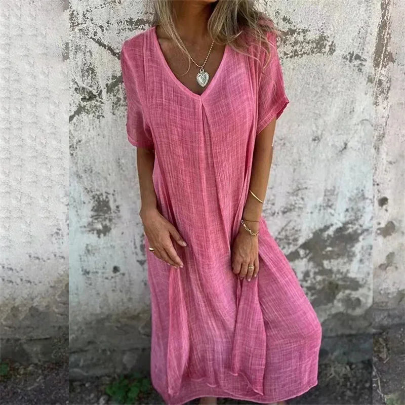 Eliska | Elegantné ľanové šaty