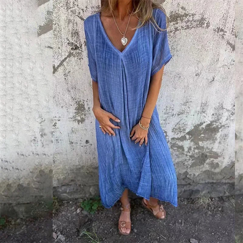Eliska | Elegantné ľanové šaty