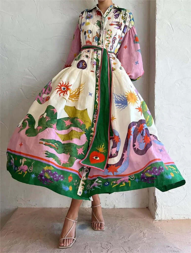 Dorthe™ | Elegantná Talianska Maxi Šaty